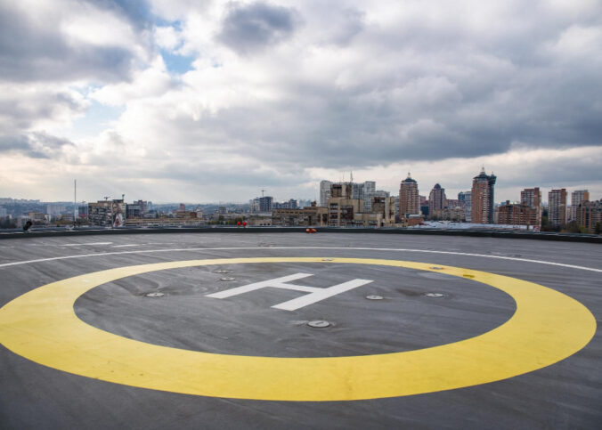 estruturas metálicas para heliportos